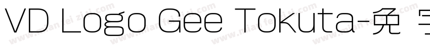 VD Logo Gee Tokuta字体转换